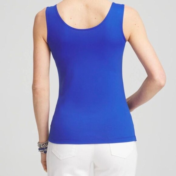 Chico's Tank Top Microfiber Stretch Staple Travel Layering Womens Large 12 - Picture 7 of 8